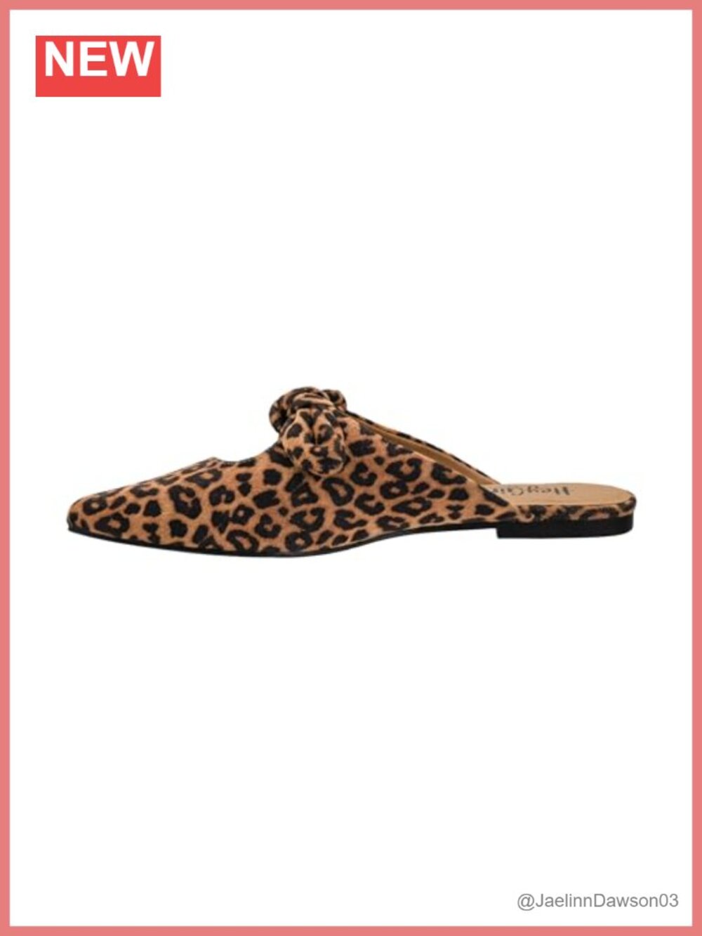 Womens Mule Slip-On Flat Shoes Pointed Toe Bow Knot Cushioned Insole
